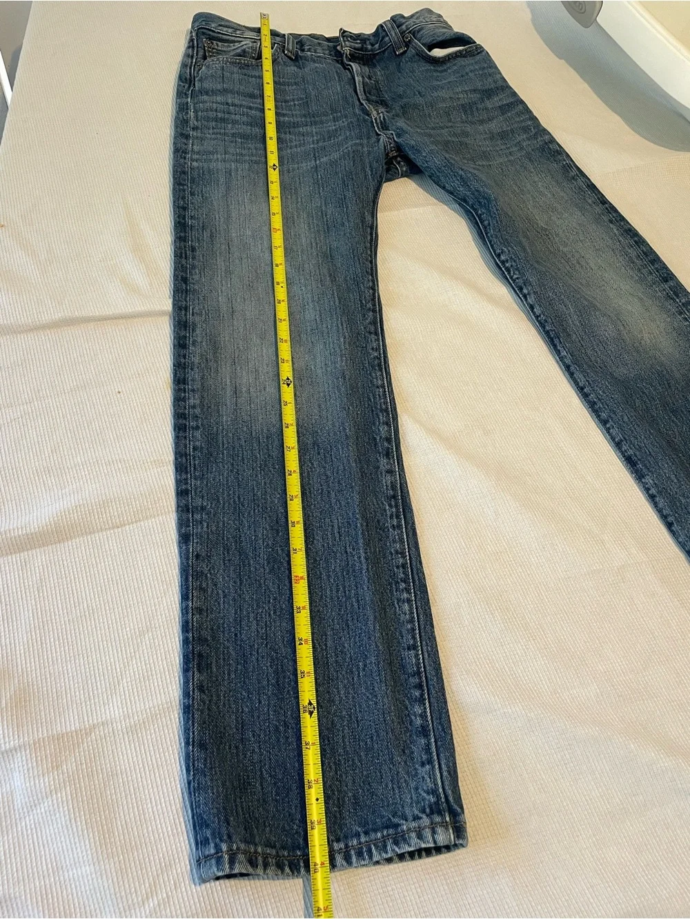 Levi’s 501 Original Fit Jeans Men’s W30 L30 Medium Wash Button Fly 100% Cotton